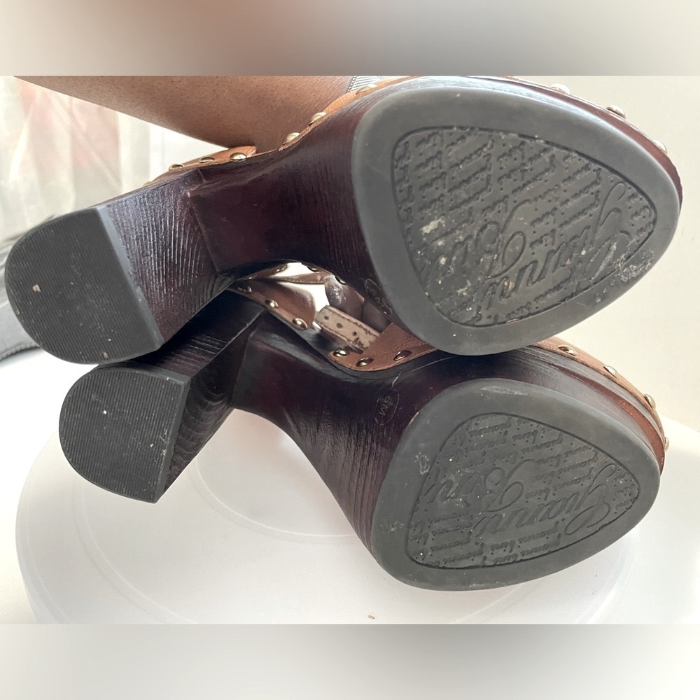 Gianni Bini Blanca Studded Platform Heels - Picture 6 of 13